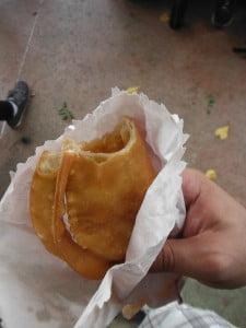 A Dominican empanada, from the famous Freddy's!