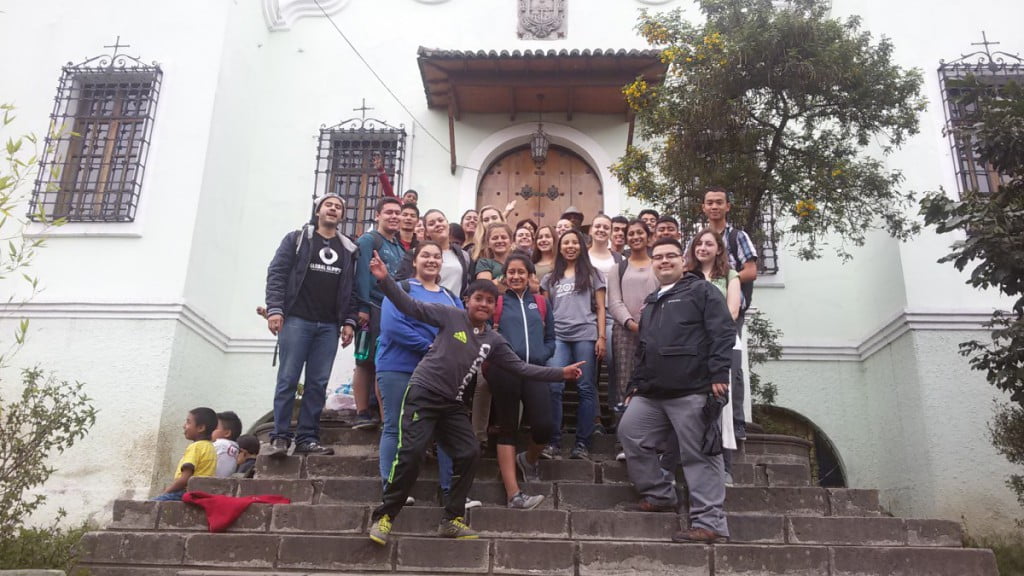 Our group in front of Casa Victoria