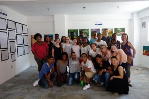 A group photo of us after our merengue and bachata dance lesson with Orlando!