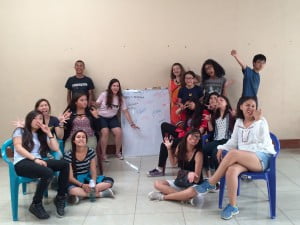 Our awesome Glimpsers decided to use the leftover CAP money to donate a whiteboard, 12 chairs, and markers to Vida Joven to make future English tutoring classes and Vida Joven's activities more comfortable.