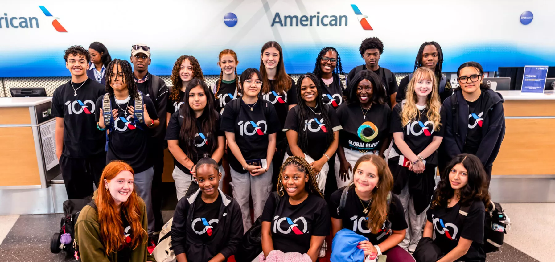 Global Glimpse x American Airlines Student Departure at O'Hare Airport, July 2026.