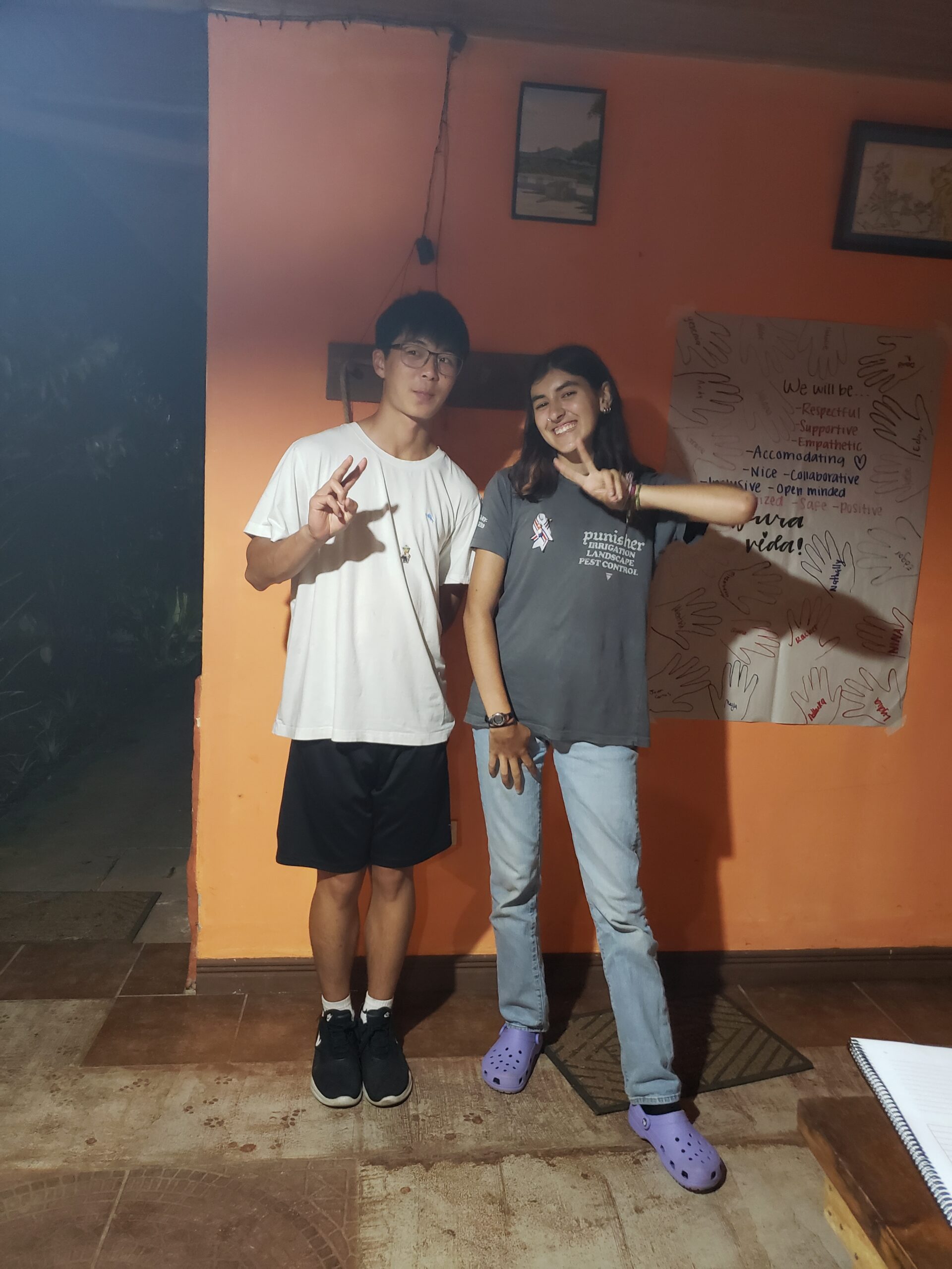Nina and Roy flashing dubs as our new LDDs